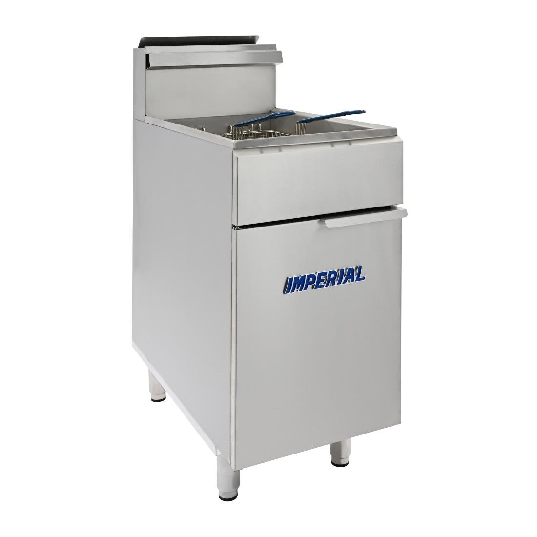 Imperial Single Tank Twin Basket Free Standing Propane Gas Fryer IFS-40-OP - CN021-P Freestanding Gas Fyers Imperial