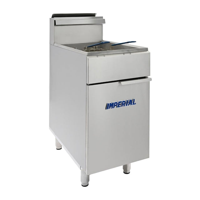 Imperial Single Tank Twin Basket Free Standing Propane Gas Fryer IFS-40-OP - CN021-P Freestanding Gas Fyers Imperial