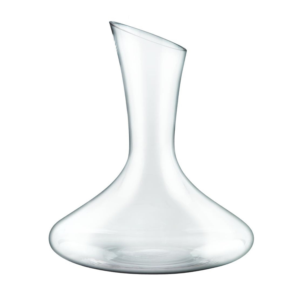 Olympia Curved Glass Decanter 750ml - CN609 Jugs, Pitchers, Decanters & Carafes Olympia   