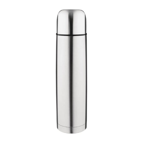 Olympia Vacuum Flask Stainless Steel 1Ltr - CN696  Olympia   