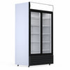 Empire Double Door Upright Display Fridge Cooler – Commercial Glass Door Merchandiser | CL-1000WC Upright Double Door Bottle Coolers Empire Supplies