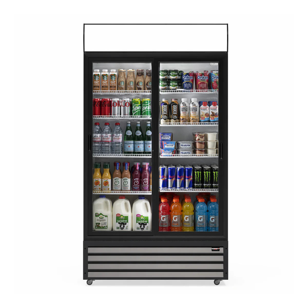 Empire Double Door Upright Display Fridge Cooler – Commercial Glass Door Merchandiser | CL-1000WC Upright Double Door Bottle Coolers Empire Supplies