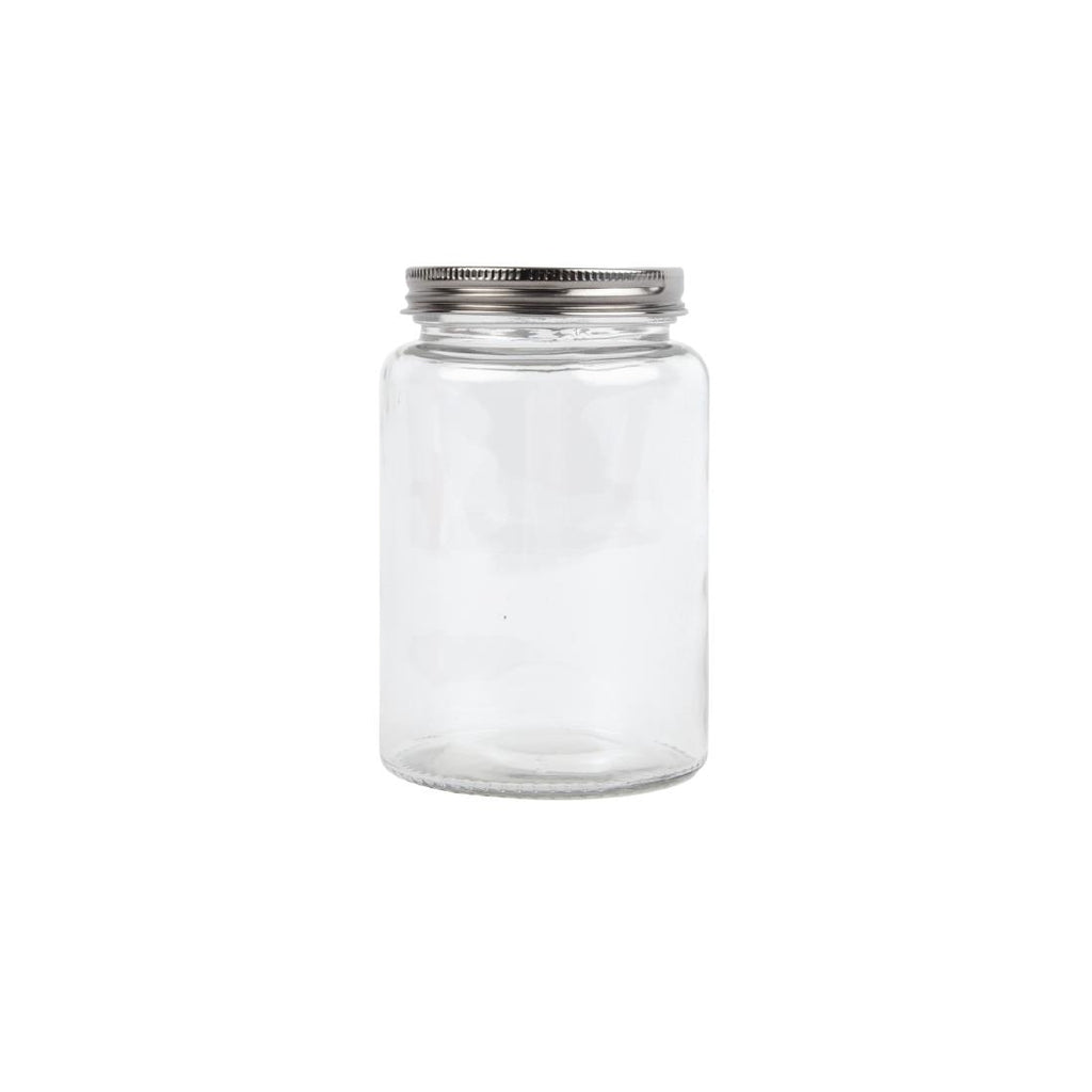 Vogue Glass Screw Top Preserving Jar 550ml (Pack of 6) - CP083  Vogue   