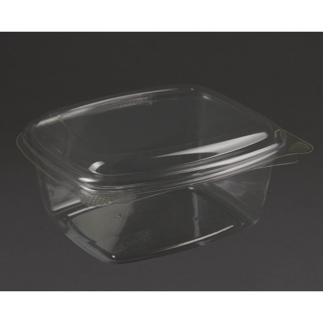 Vegware Compostable PLA Hinged-Lid Deli Containers 473ml / 16oz (Pack of 300) - CP412  Vegware   