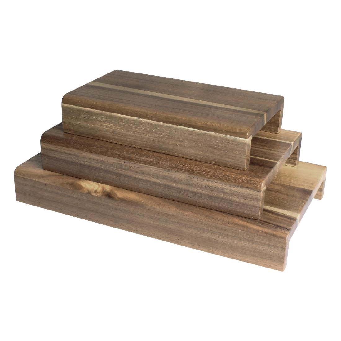 Olympia Acacia Wood Riser Set (Pack of 3) - CP697  Olympia   