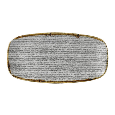Churchill Studio Prints Homespun Rectangular Plate Stone Grey 153mm - CR069 Plates Churchill