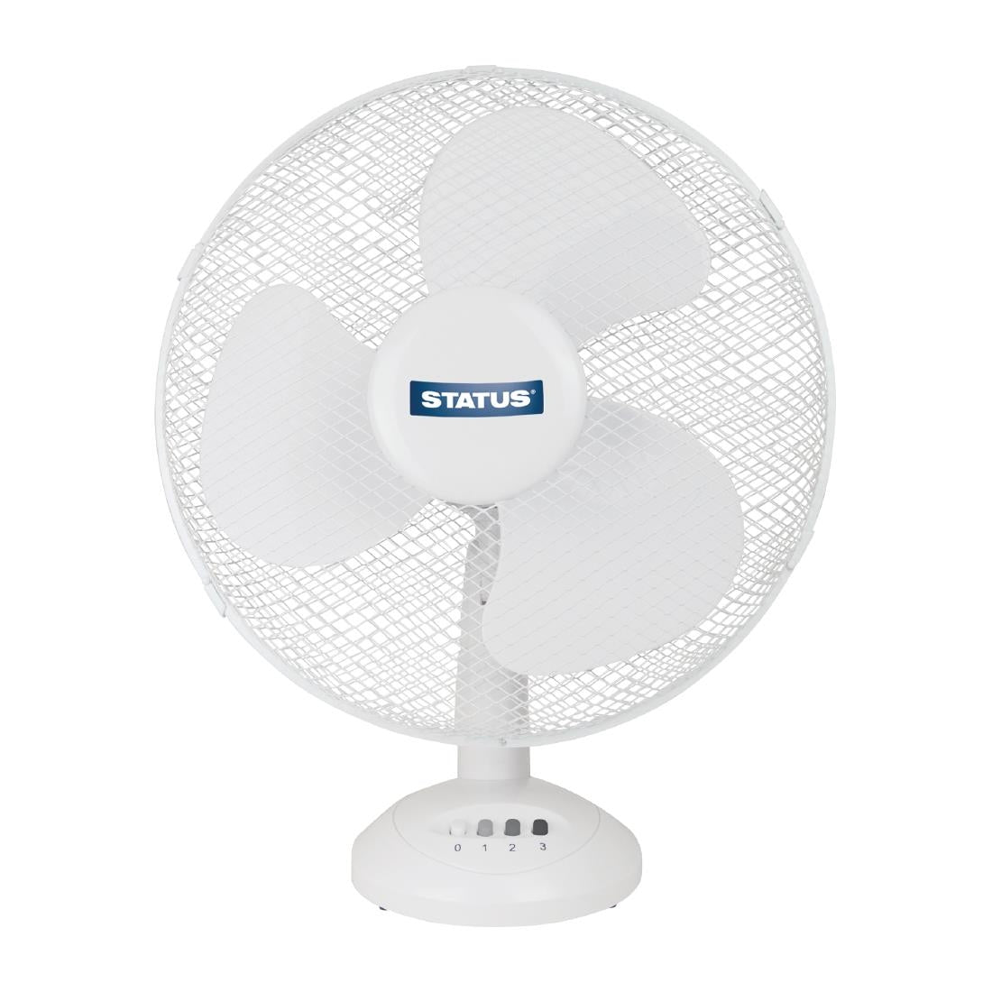 Status 12" Oscillating White Desktop Fan - CR220  Status   