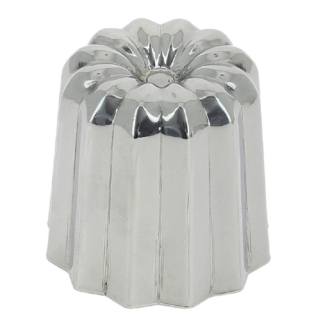 DeBuyer Stainless Steel Canele Fluted Mould 55mm - CR661  De Buyer   