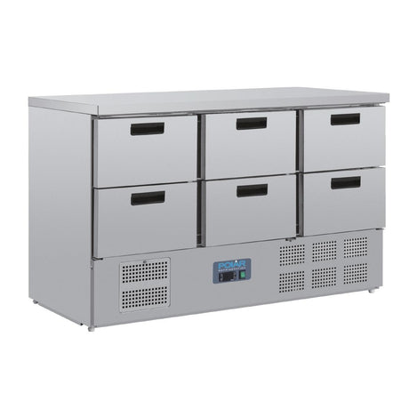 Polar G-Series Six Drawer Counter Fridge - CR711  Polar   
