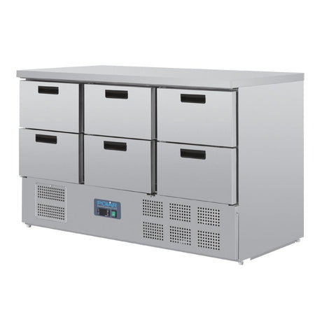 Polar G-Series Six Drawer Counter Fridge - CR711  Polar   