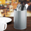 Olympia Galvanised Utensil Tin Grey - CR971  Olympia   