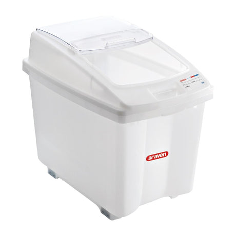 Araven Transparent Mobile Ingredient Bin 100Ltr - CR977  Araven   