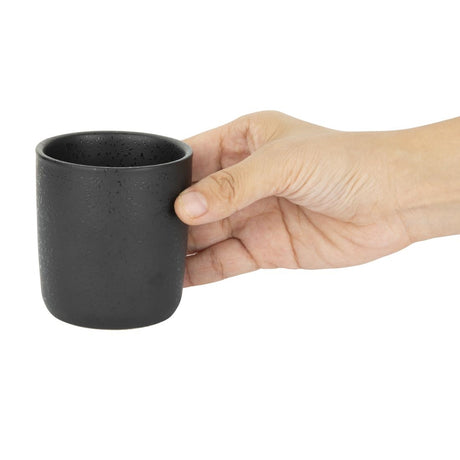 Olympia Fusion Black Tumbler 170ml (Pack of 6) - CS473 Olympia Crockery Olympia   