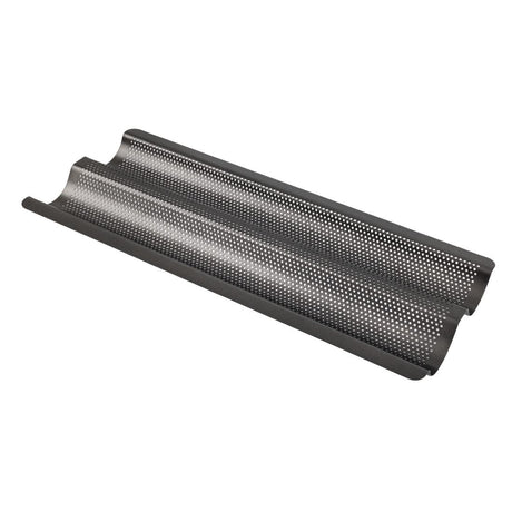 MasterClass Crusty Bake Non Stick Baguette Tray - CS563 Baking Trays, Sheets & Pans Master Class