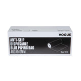 Vogue Anti-Slip Disposable Blue Piping Bags (Pack of 100) - CS803  Vogue   