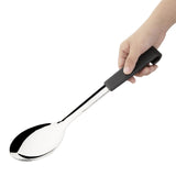 Vogue Black Handled Serving Spoon 340mm - CS910  Vogue   