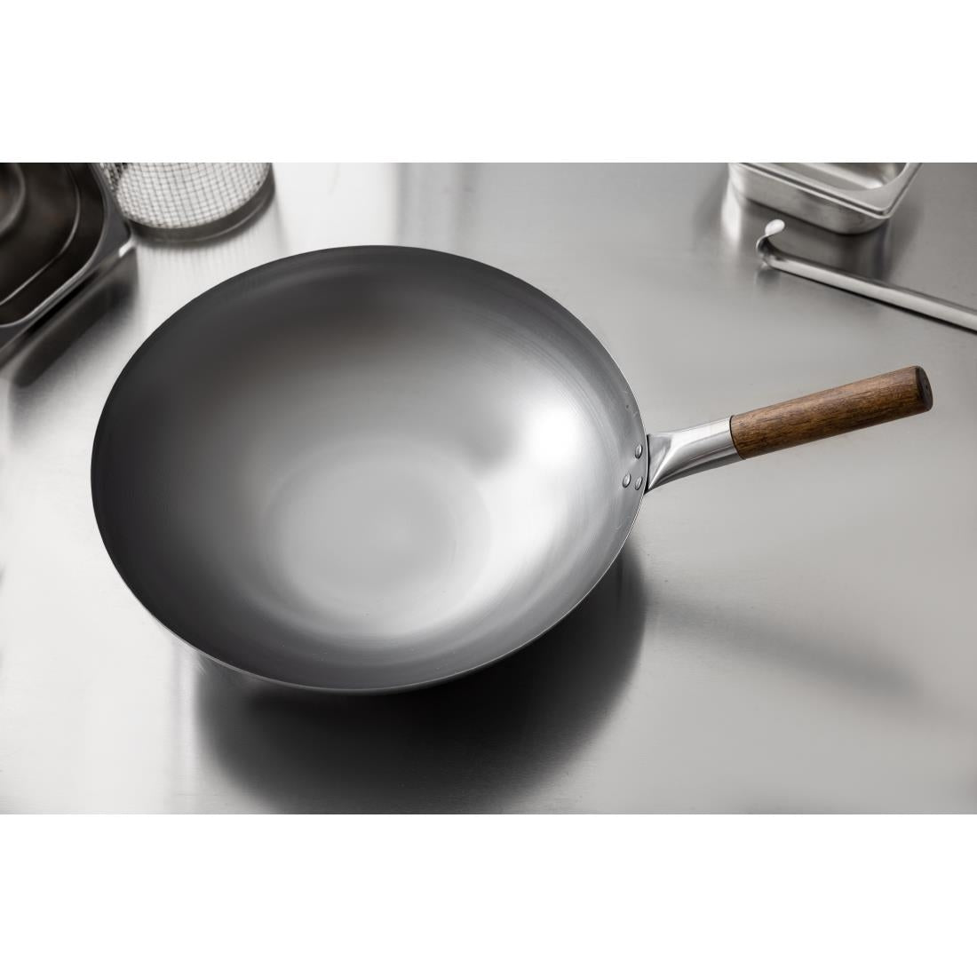 London Wok Round Bottom Wok 380mm - CT246  London Wok   