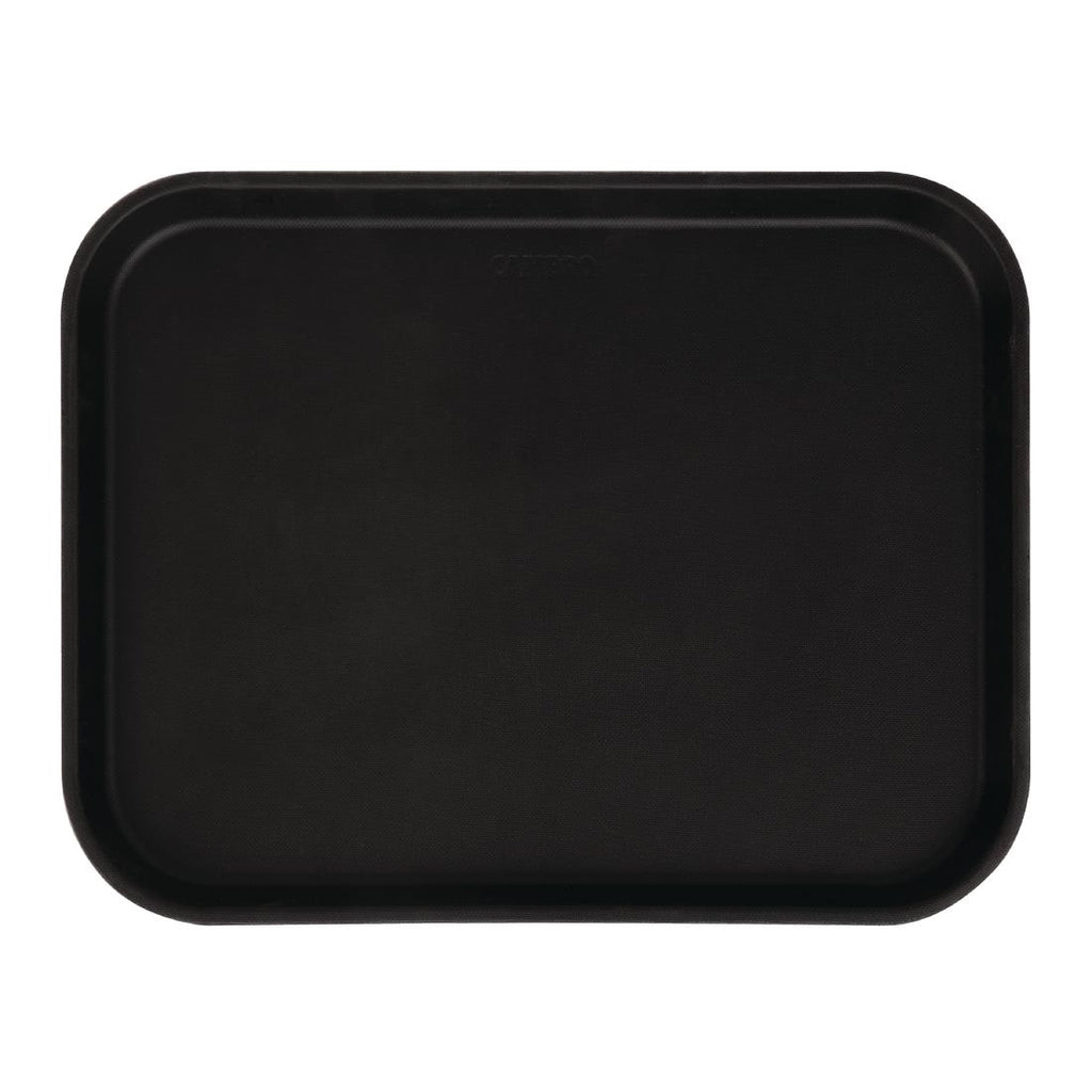 Cambro Camtread Fibreglass Rectangular Non-Slip Tray Black 457mm - CT277  Cambro   
