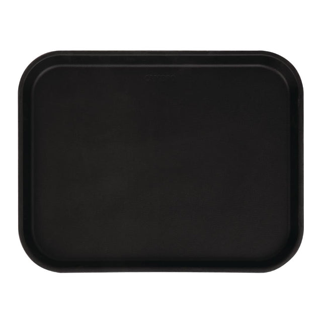 Cambro Camtread Fibreglass Rectangular Non-Slip Tray Black 457mm - CT277  Cambro   