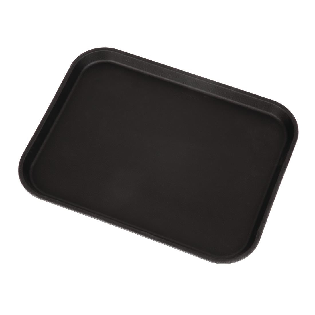Cambro Camtread Fibreglass Rectangular Non-Slip Tray Black 457mm - CT277  Cambro   