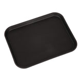 Cambro Camtread Fibreglass Rectangular Non-Slip Tray Black 457mm - CT277  Cambro   