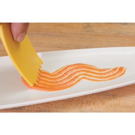 Mercer Culinary Saw Tooth Silicone Plating Wedge - CT740  Mercer Culinary   