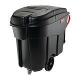Rubbermaid Mega Brute Mobile Waste Collector Black 450Ltr - CT755  Brute   