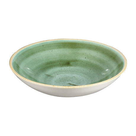 Churchill Stonecast Round Coupe Bowls Samphire Green 182mm (Pack of 12) - CT783 Bowls Churchill