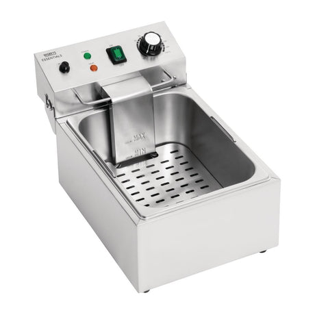 Nisbets Essentials Electric Fryer - 3kW - CT956 Countertop Electric Fryers Nisbets Essentials