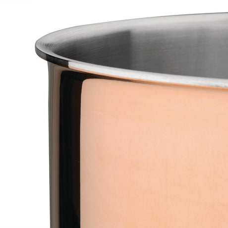 Vogue Copper Tri-Wall Saucepan 160mm - CT998  Vogue   