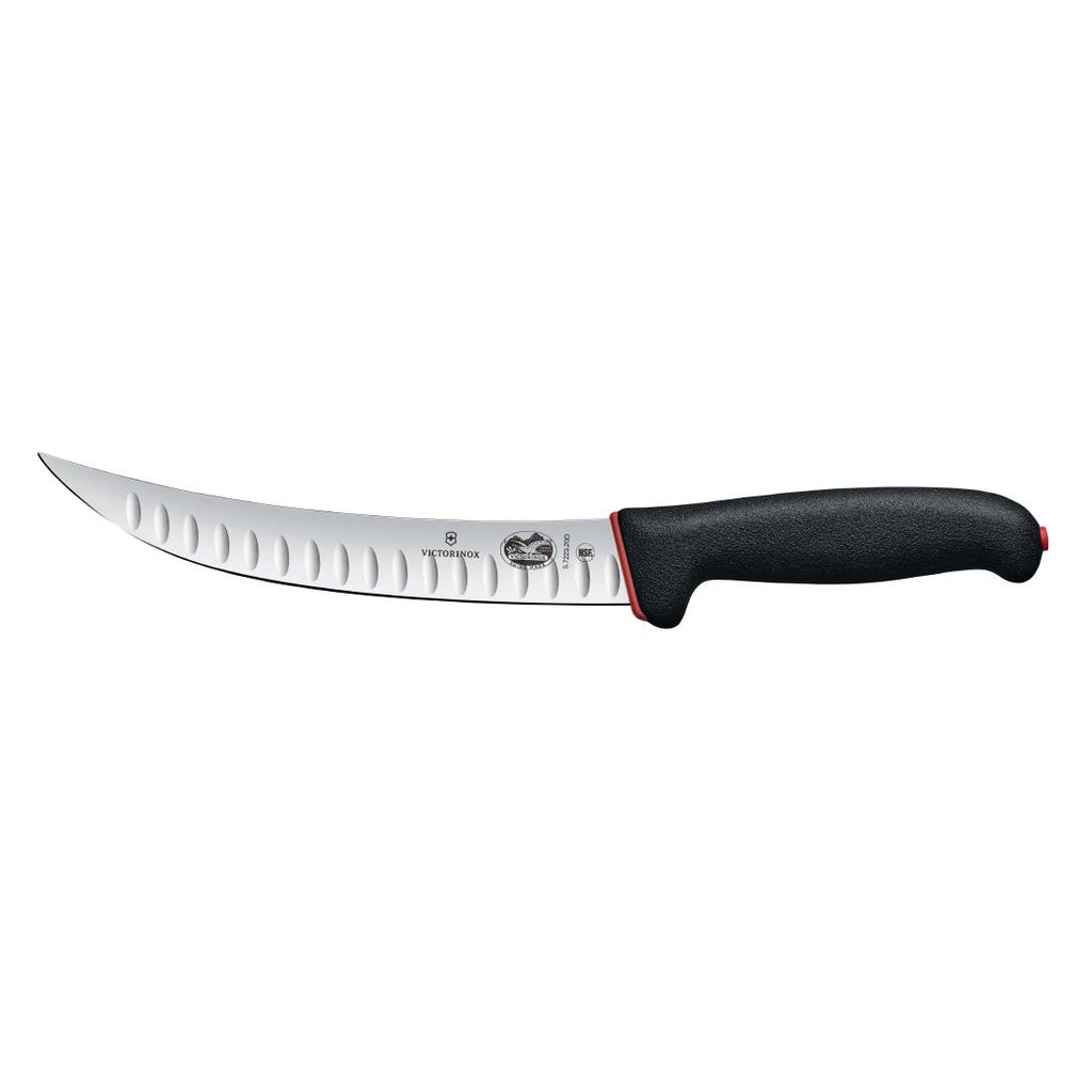 Victorinox Fibrox Dual Grip Butchery Knife Fluted Edge 19.8cm - CU009  Victorinox   