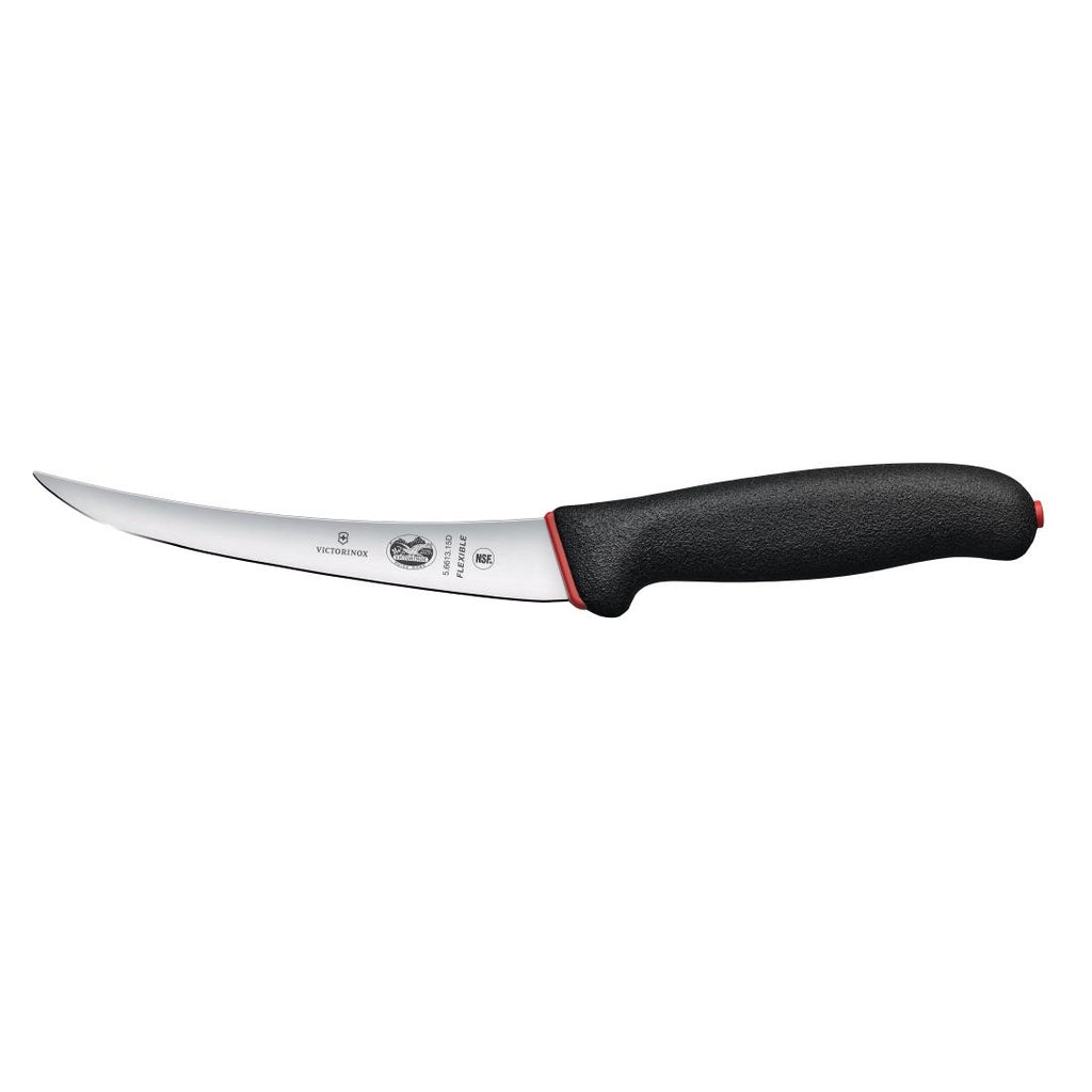 Victorinox Dual Grip Boning Knife Curved Narrow Flexi Blade 15cm - CU012  Victorinox   