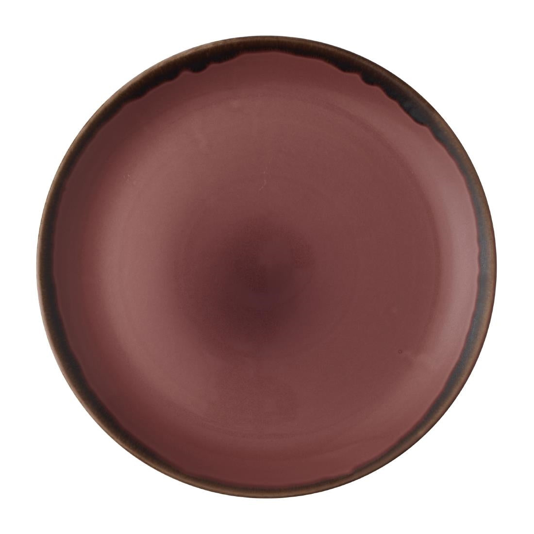 Dudson Harvest Plum Coupe Plate 11.25 inch Box 12 - CU030 Plates Dudson