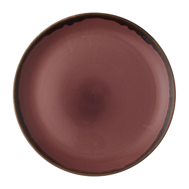 Dudson Harvest Plum Coupe Plate 11.25 inch Box 12 - CU030 Plates Dudson