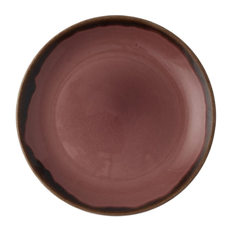 Dudson Harvest Plum Coupe Plate 8.67 inch Box 12 - CU032 Plates Dudson