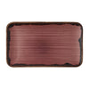 Dudson Harvest Plum Organic Rectangular Plate 10.6X6.3 inch Box 12 - CU036 Plates Dudson