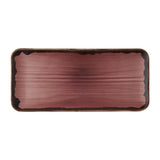 Dudson Harvest Plum Organic Coupe Rect Platter 13 3/4X6 1/4 inch Box 6 - CU037 Dudson Crockery Dudson   