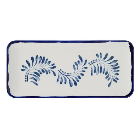 Dudson Harvest Mediterranean Organic Coupe Rect Platter 13 3/4X6 1/4 inch Box 6 - CU045 Dudson Crockery Dudson   