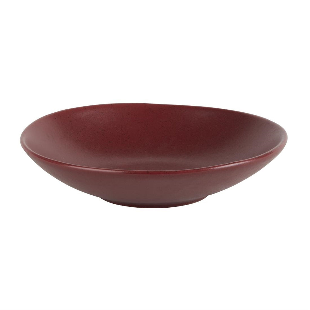 Olympia Build-a-Bowl Flat Bowls Red 195x45mm (Pack of 6) - CU123 Bowls Olympia