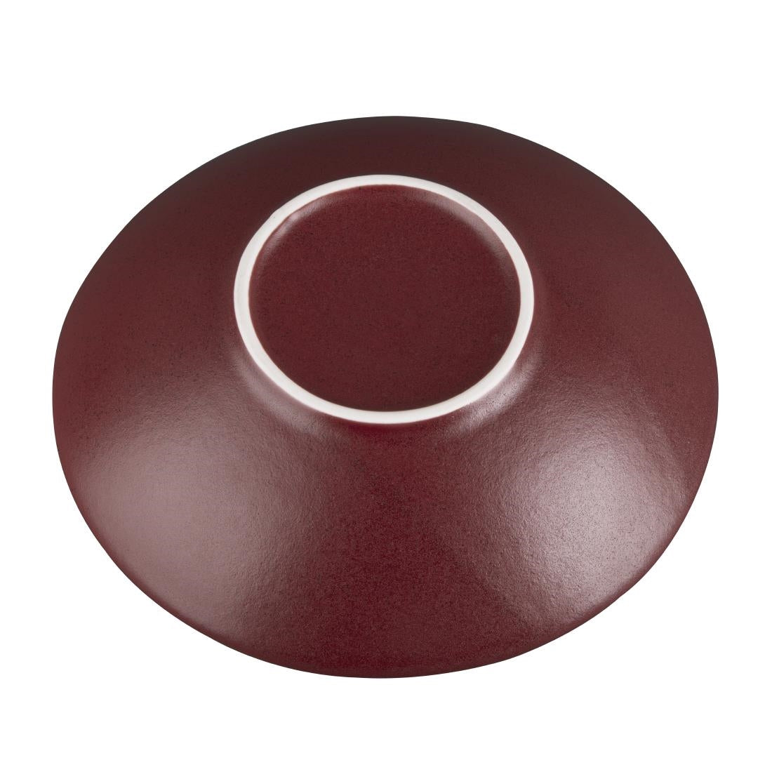 Olympia Build-a-Bowl Flat Bowls Red 195x45mm (Pack of 6) - CU123 Bowls Olympia