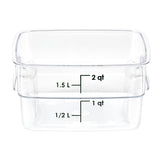 Cambro FreshPro Camsquare Food Storage Container 1.9Ltr - CU136  Cambro   
