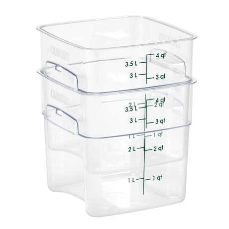 Cambro FreshPro Camsquare Food Storage Container 3.8Ltr - CU137  Cambro   