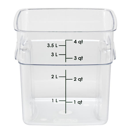 Cambro FreshPro Camsquare Food Storage Container 3.8Ltr - CU137  Cambro   