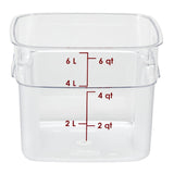 Cambro FreshPro Camsquare Food Storage Container 5.7Ltr - CU138  Cambro   