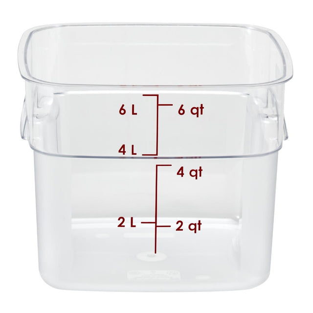 Cambro FreshPro Camsquare Food Storage Container 5.7Ltr - CU138  Cambro   