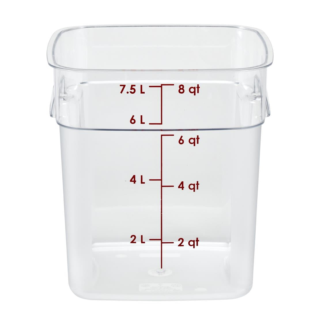 Cambro 7.6Ltr FreshPro Camsquare Food Storage Container - CU139  Cambro   