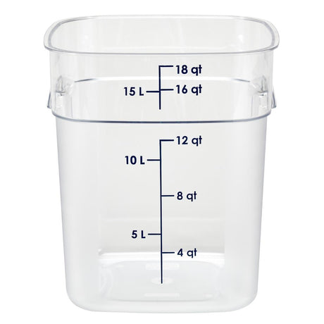 Cambro FreshPro Camsquare Food Storage Container 17.2Ltr - CU141  Cambro   