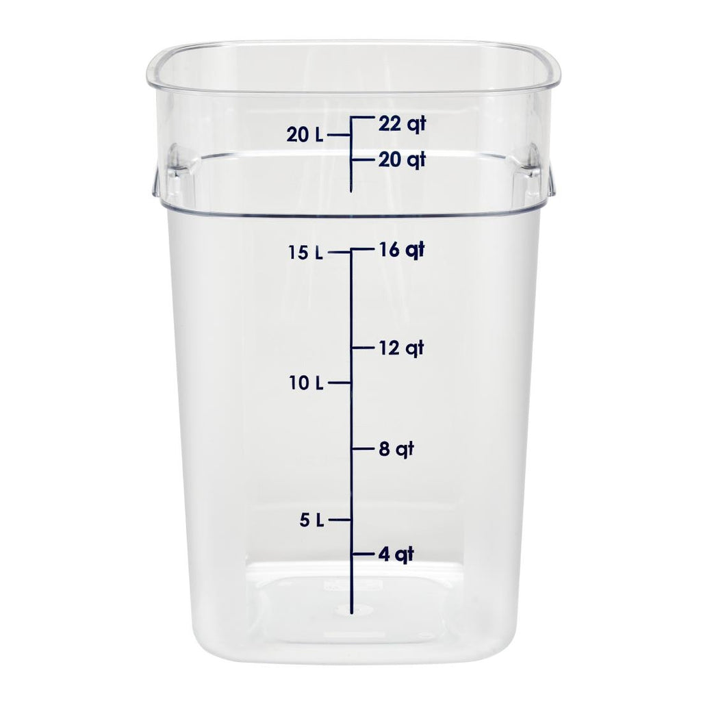 Cambro FreshPro Camsquare Food Storage Container 20.8Ltr - CU142  Cambro   