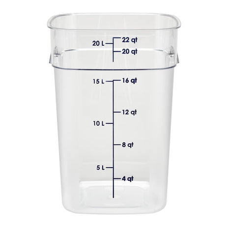 Cambro FreshPro Camsquare Food Storage Container 20.8Ltr - CU142  Cambro   