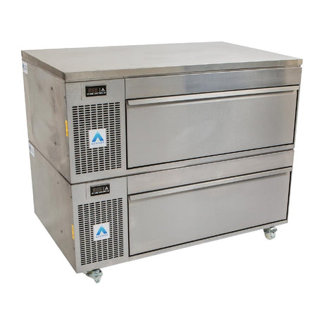 Adande Counter Fridge Freezer Double Drawer VCS2/CW/S2 - CU164  Adande   